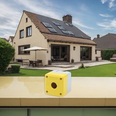 Industrial Push Button Control Box IP65 Waterproof ABS+PC Material Yellow