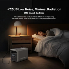 Dabbsson 3072Wh 3000W Power Station w/ 560W Car Alternator Charger Car Trip Camp