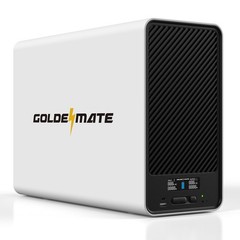 Goldenmate 2000VA 1600W Pure Sine Wave UPS Backup Power Supply LiFePO4 Battery