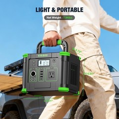 288Wh Solar Generator – Portable Power Station for Outdoors