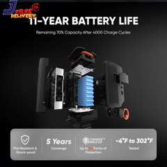 Solar Generator 5000 plus Portable Power Station 5040Wh Lifepo4, 7200W 120V/240V