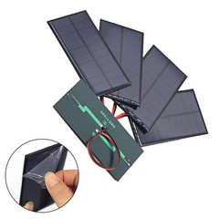 5PCS Solar Cells with Wire for DIY Applications and Renewable Energy Projects