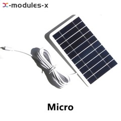 Solar Panel Output USB Outdoor Portable Solar System 5V 2W Mobile Phone Charger
