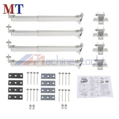 2 Set Weatherproof Aluminum Solar Bracket Adjustable Tilt Rack for 50W-450W