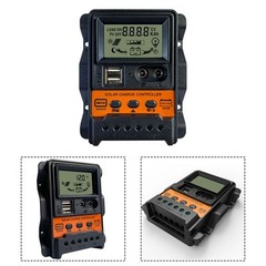 Solar Panel Charge Controller with Dual USB Output for 12V 24V Systems