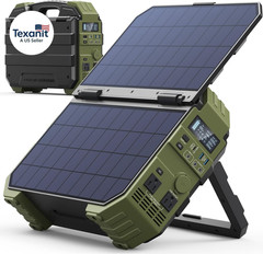 1600W Portable Power Station 1024Wh LiFePO4 Solar Generator Backup Battery