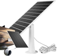 4 Pack Solar Panel for Ring Spotlight Camera/Stick Up Cam Battery Charger 8W 5V