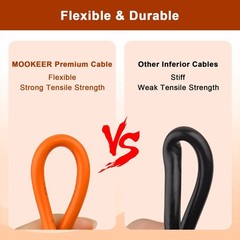 MOOKEERF 14AWG DC 8mm 50FT Extension Cable Solar Panel DC7909 to DC8020