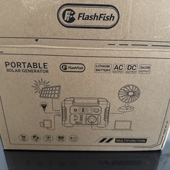 Flashfish 200W Portable Power Station,151Wh 40800mAh Outdoor Solar Generator