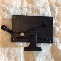 Monocrystalline Rigid Solar Panel 5V DC Off-Grid w/ Stand DC Barrel Black