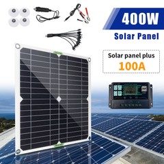 400 Watts Solar Panel Kit 12V 100A Battery Charger with Controller Caravan Boat