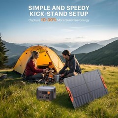 100 watt 20V Foldable Solar Charger, 23.5% High Efficiency IP67 Waterproof