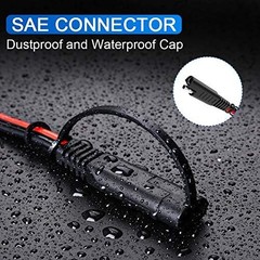 ELECTOP 15ft 10AWG SAE Extension Cable with Quick Connect Disconnect SAE Power C