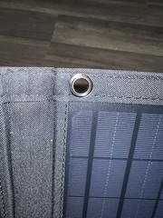 120-Watt Foldable Monocrystalline Solar Panel with Multiple DC Outputs and Cable