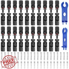 PRECIHW Solar Panel Connectors 40PCS 2 Pack Wrench