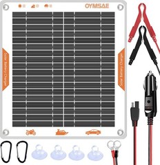 Waterproof Solar Battery Maintainer Car RV Charger 12 Volt Tender Trickle 5W New