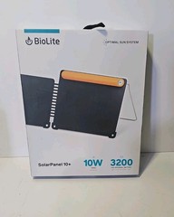 Biolite SPC0200 Solar Panel 10+ With Internal 3200mah Batt. Sealed, New.