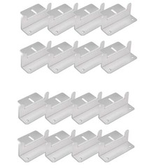 SOLAR Solar Panel Mounting Hardware Z Brackets for RV Roof Boat Set of 16 Units