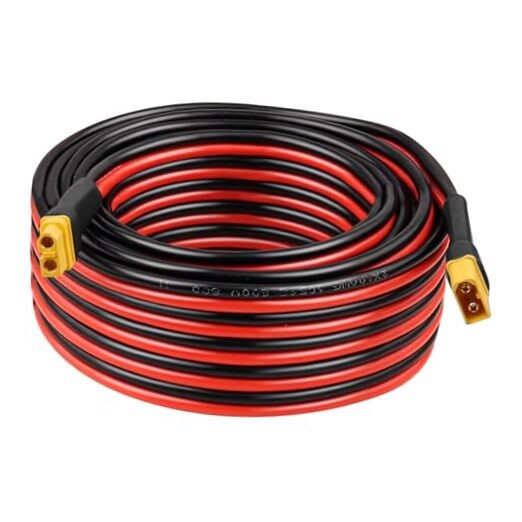 0AWG XT60 Extension Cable 2 3 505 20 25 30 35 40 50 7500FT XT60 Female 35FT 1