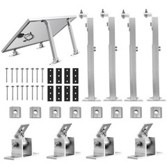 Adjustable Solar Panel Tilt Mount Brackets – Aluminum Alloy Mounting Brackets…