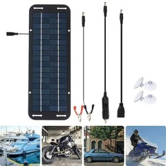 30W Solar Panel 12V Battery Charger Trickle Charger Maintainer Kit Car Boat RV