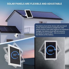 10FT Waterproof Solar Panel for Ring Cameras – Extends Battery Life Efficiently