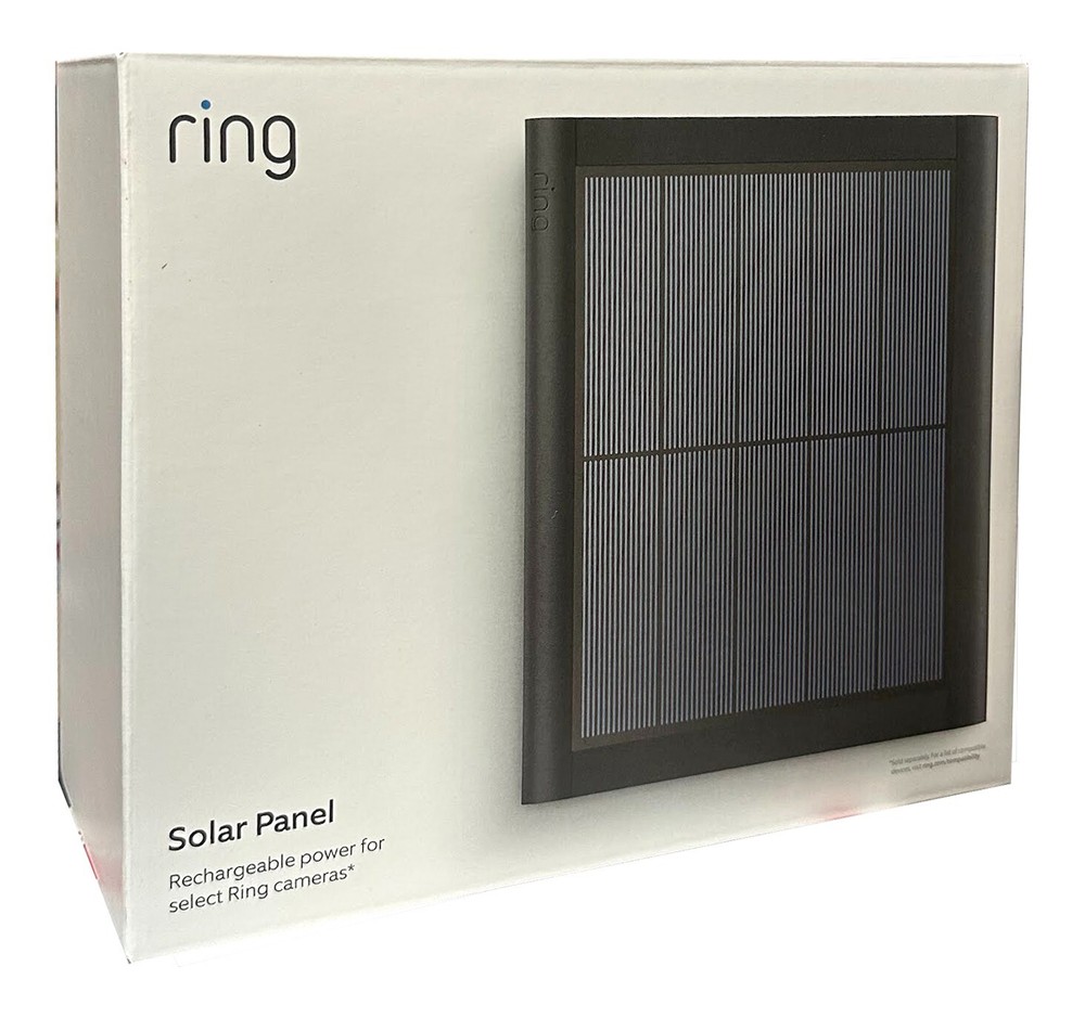 Ring 4W 2nd Generation Solar Panel for Select Ring Security Cameras – Black