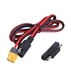 Solar Extension Cable 14AWG XT60 Female to SAE Cable for Battery Packs Mowers