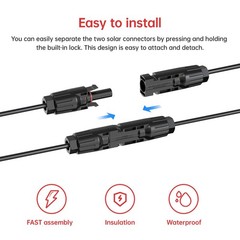 10AWG 2FT Solar to XT60i Cable 2 10 25 35 50 75 100FT Solar Connector to XT60i