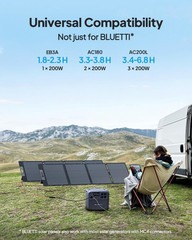 BLUETTI 200W Solar Panel For Solar Generator EB3A AC2A AC50B AC70 AC180 AC200L