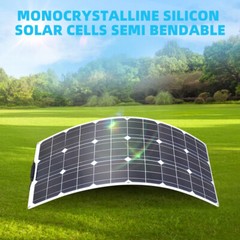 Flexible Solar Panel 100 Watt 12 Volt Monocrystalline Mono Off-Grid Charger Kit