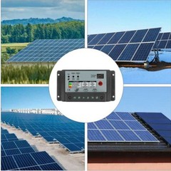 Dual Battery Solar Charge Controller 12V 24V Solar Controller Plastic Material