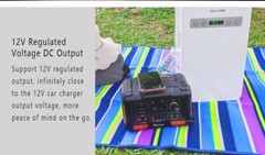 300W Portable Power Station 78000mAh /3.7V / 288Wh (Solar Panel Optional)