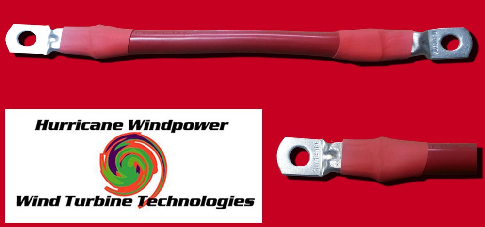 Battery Interconnect Cable Red 14 Inch 2/0 AWG for Solar Panel Wind Generator