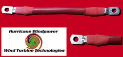 Battery Interconnect Cable Red 9 Inch 2/0 AWG for Solar Panel Wind Generator