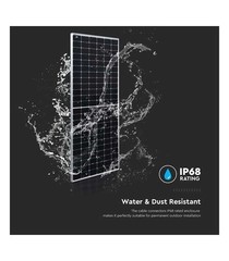 V-Tac 4.95 kW Solar Photovoltaic Panels 450W 144 Cells IP68