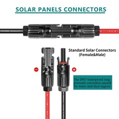 10AWG Tinned Copper Wire XT60i to Solar Panel Connector Extension Cable 20FT …