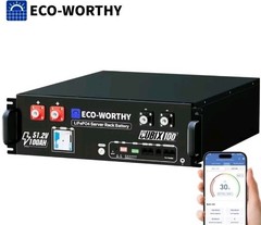 ECO-WORTHY Cubix 100 51.2V 100Ah LiFePO4 Server Rack Battery Bluetooth WiFi