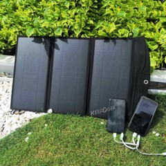 28W Outdoor Portable Folding Solar Panel Charger Power Supply For Phone Tablet