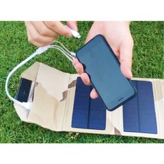 80W Folding Solar Panel Power Bank USB Battery Charger for Outdoor Hiking Campin