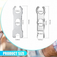 6 Pcs Solar Panel Connector Tool Solar Metal Spanner Wrench Solar PV Disconne…