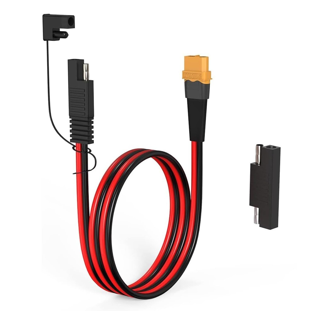 Extension Cable 10AWG XT60 to SAE Connector 2FT with SAE Polarity Reverse