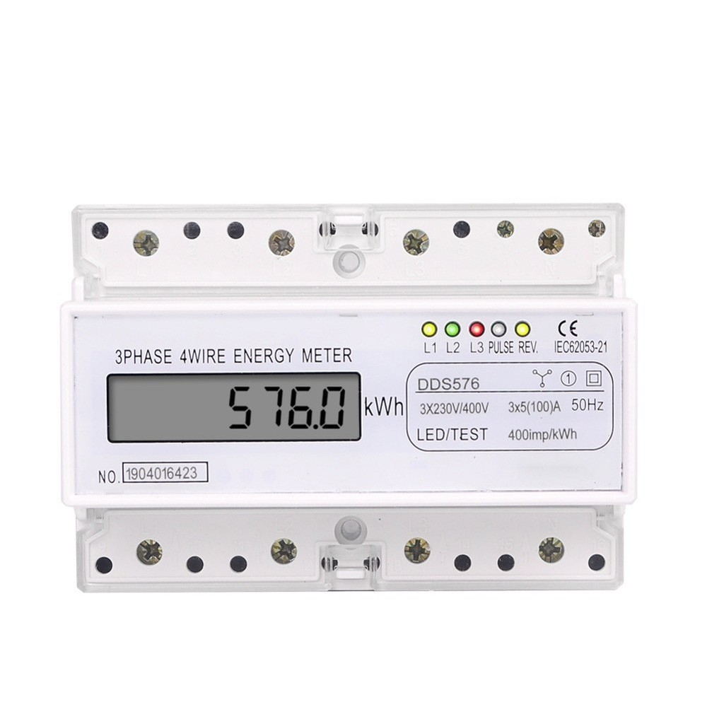 KWh Meter Digital Power Meter Easy Installation Efficient Power Consumption