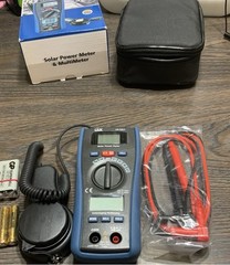 Cem LA-1017 Portable Solar Energy Power Meter with DMM Multi-Meter and Case New