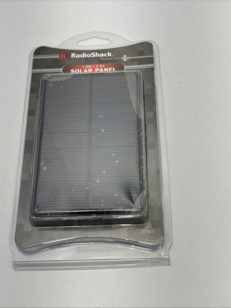 RadioShack solar panel 1.5 W 4.5 V