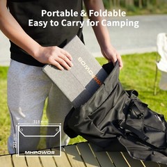 40W Foldable Solar Power Charger Portable Solar Panel for Camping Iphone