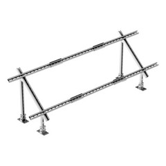 Industrial Solar Mounting Frame 330lb 30-60° Adjustable