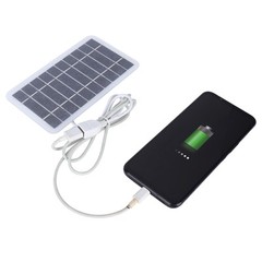 2W 5V Polycrystalline Silicon Solar Panel Outdoor Solar Battery Charger US