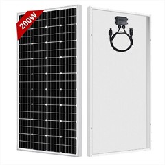 200 Watt 12 Volt Mono Solar Panel High Efficiency Battery Charging Boat Home RV