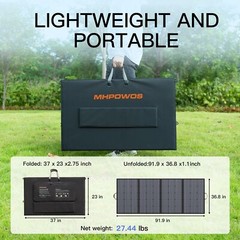 Portable Solar Panel 400 watt for Bluetti AC300 AC500 EP500Pro Power Station